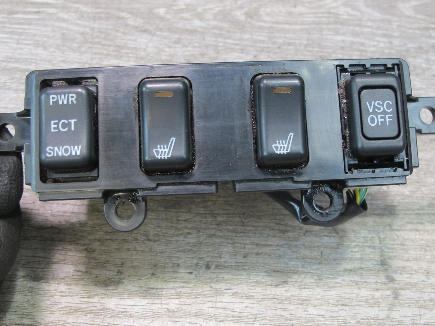 98-05 Lexus GS400 GS430 GS300 Snow ECT VSC Heated Seat Switch Panel Black OEM