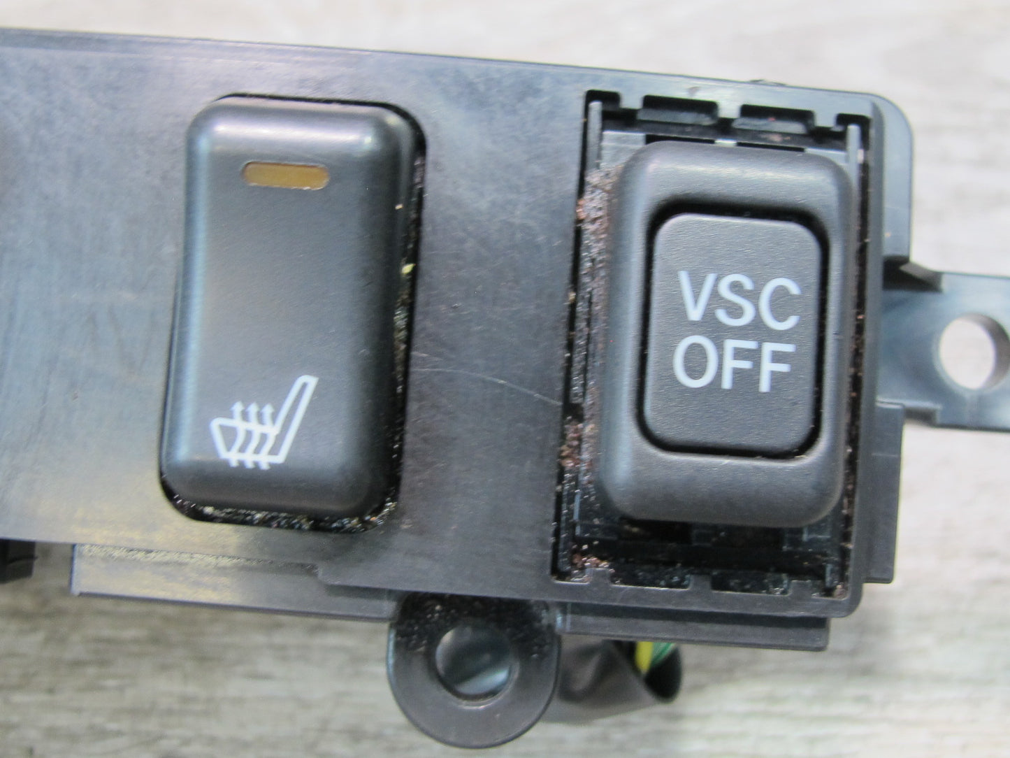 98-05 Lexus GS400 GS430 GS300 Snow ECT VSC Heated Seat Switch Panel Black OEM