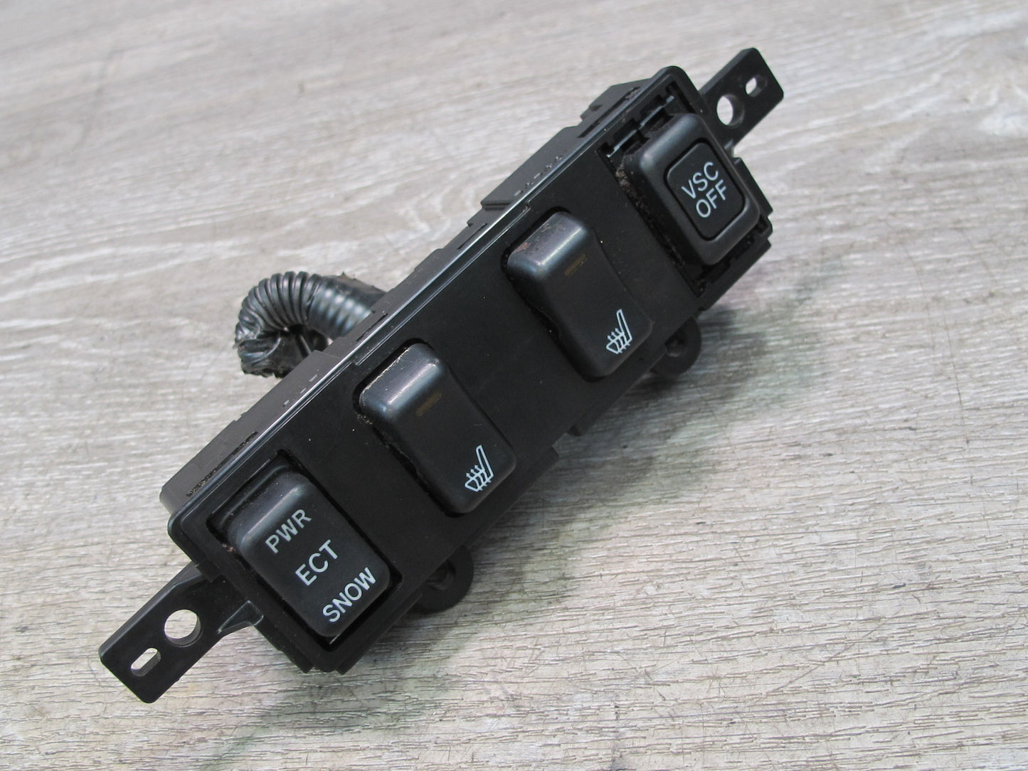 98-05 Lexus GS400 GS430 GS300 Snow ECT VSC Heated Seat Switch Panel Black OEM