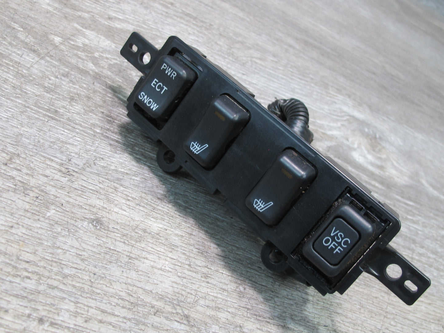 98-05 Lexus GS400 GS430 GS300 Snow ECT VSC Heated Seat Switch Panel Black OEM
