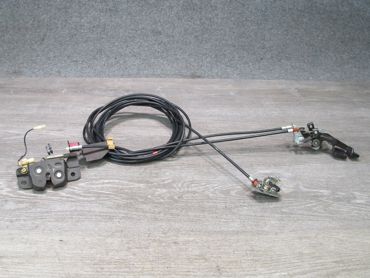 86-88 Toyota Supra MK3 Fuel Door Trunk Open Release Handle w Cable & Latch OEM