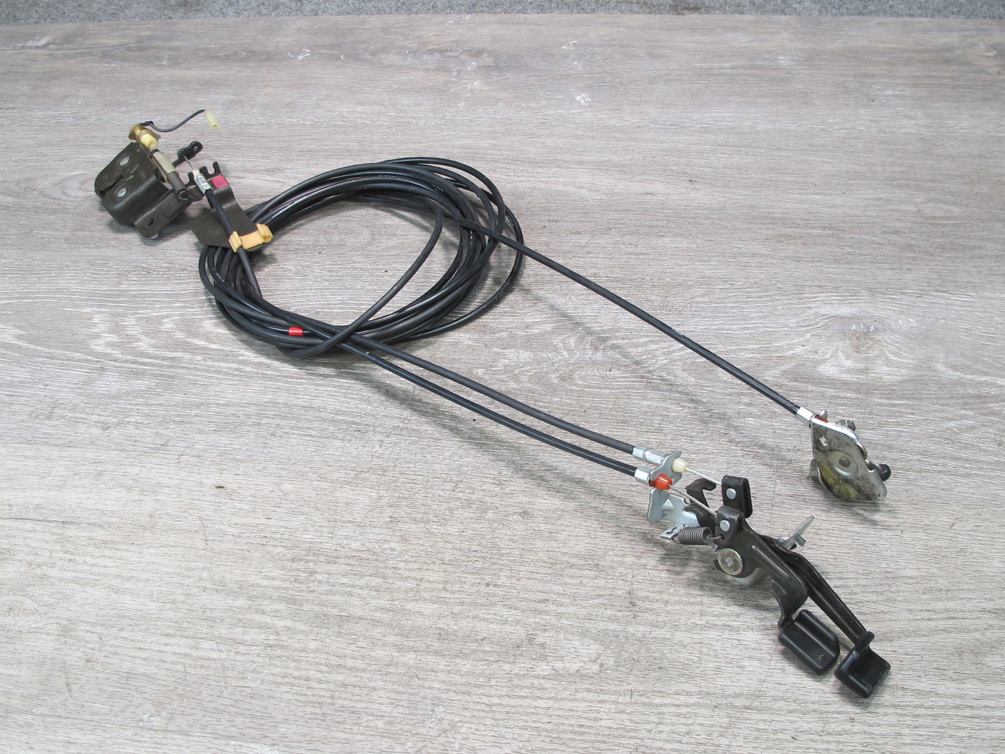 86-88 Toyota Supra MK3 Fuel Door Trunk Open Release Handle w Cable & Latch OEM