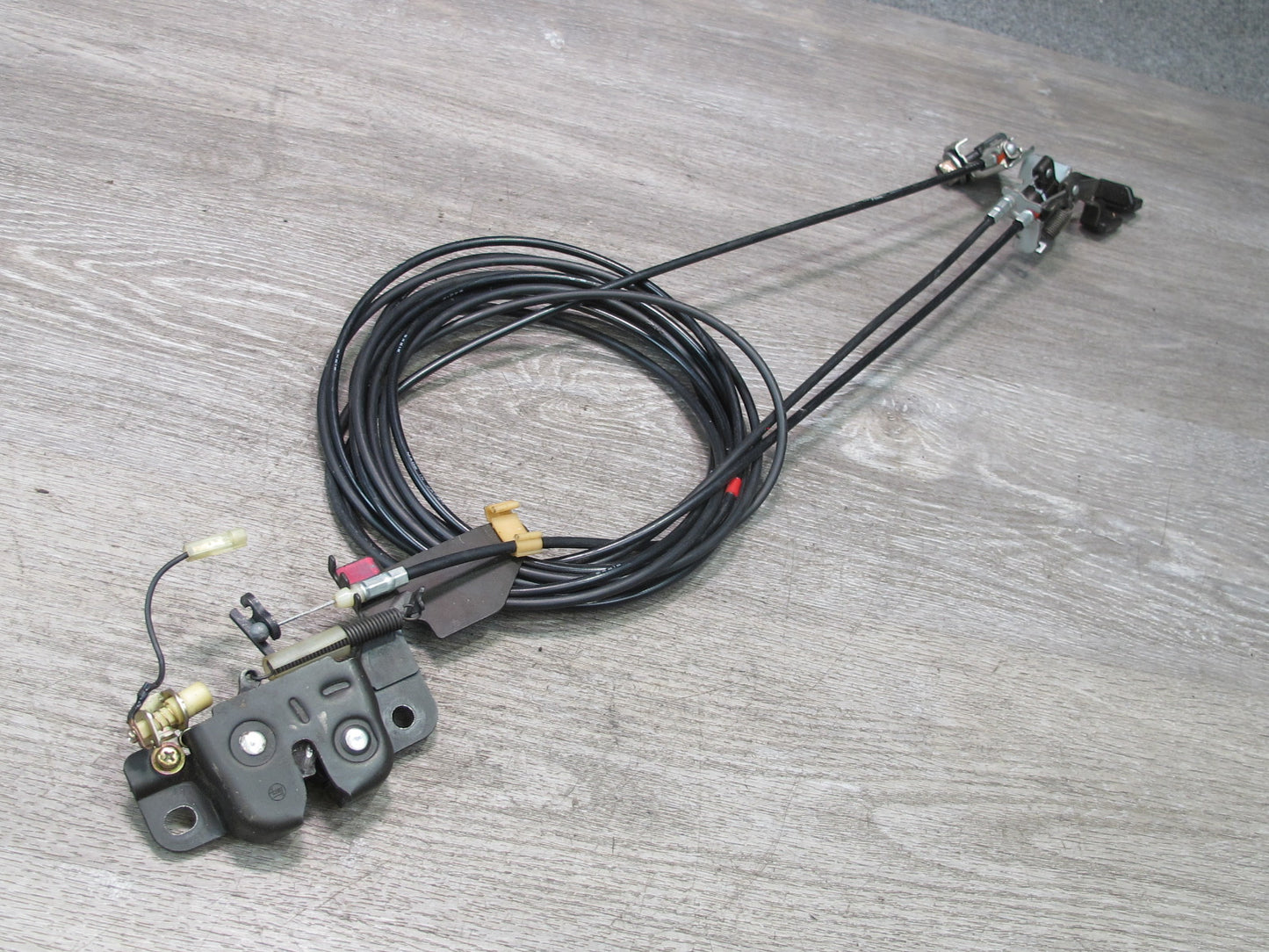 86-88 Toyota Supra MK3 Fuel Door Trunk Open Release Handle w Cable & Latch OEM