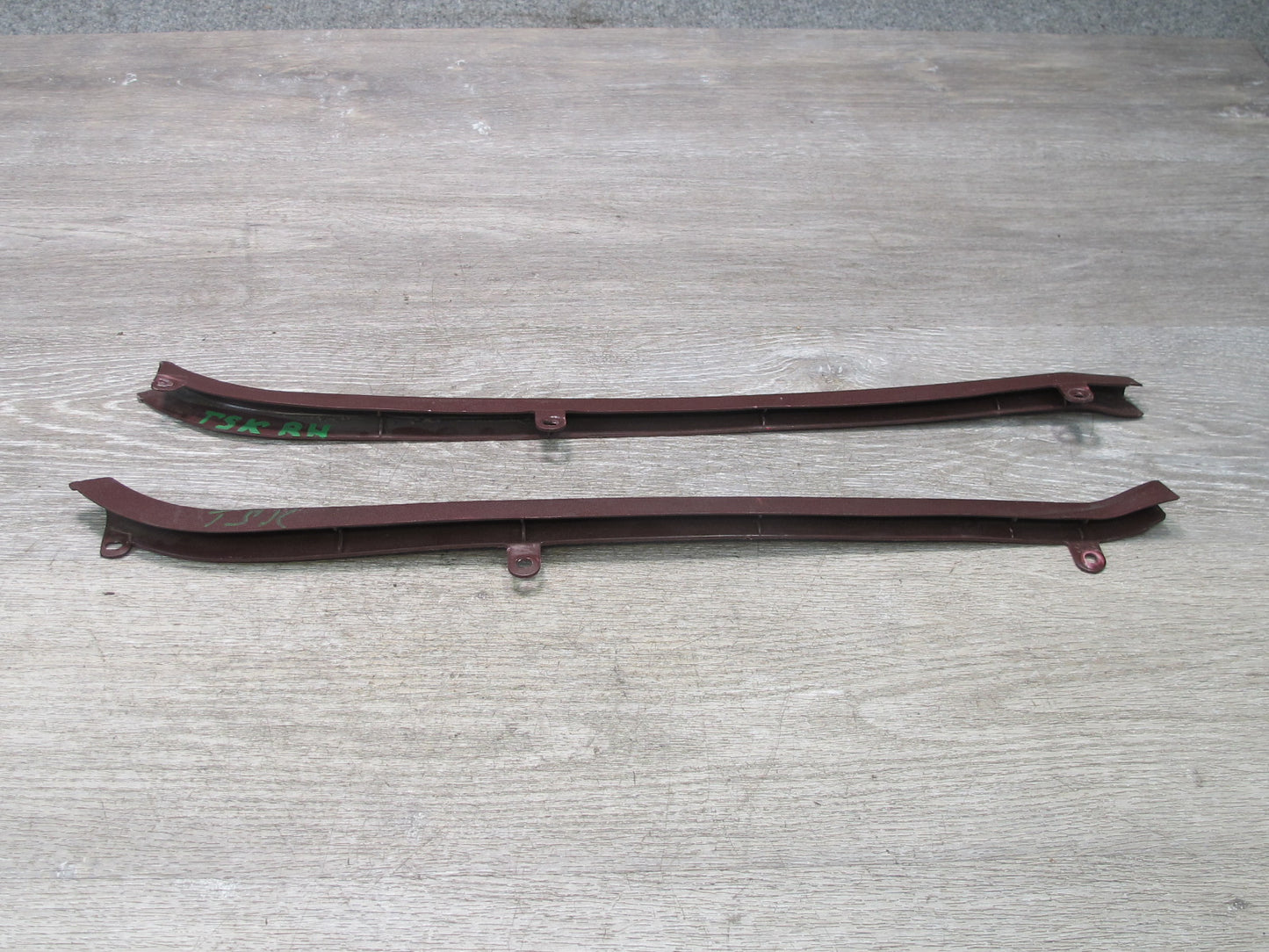 86-92 Toyota Supra MK3 Set of 2 Front Left & Right Door Trim Cover Maroon OEM