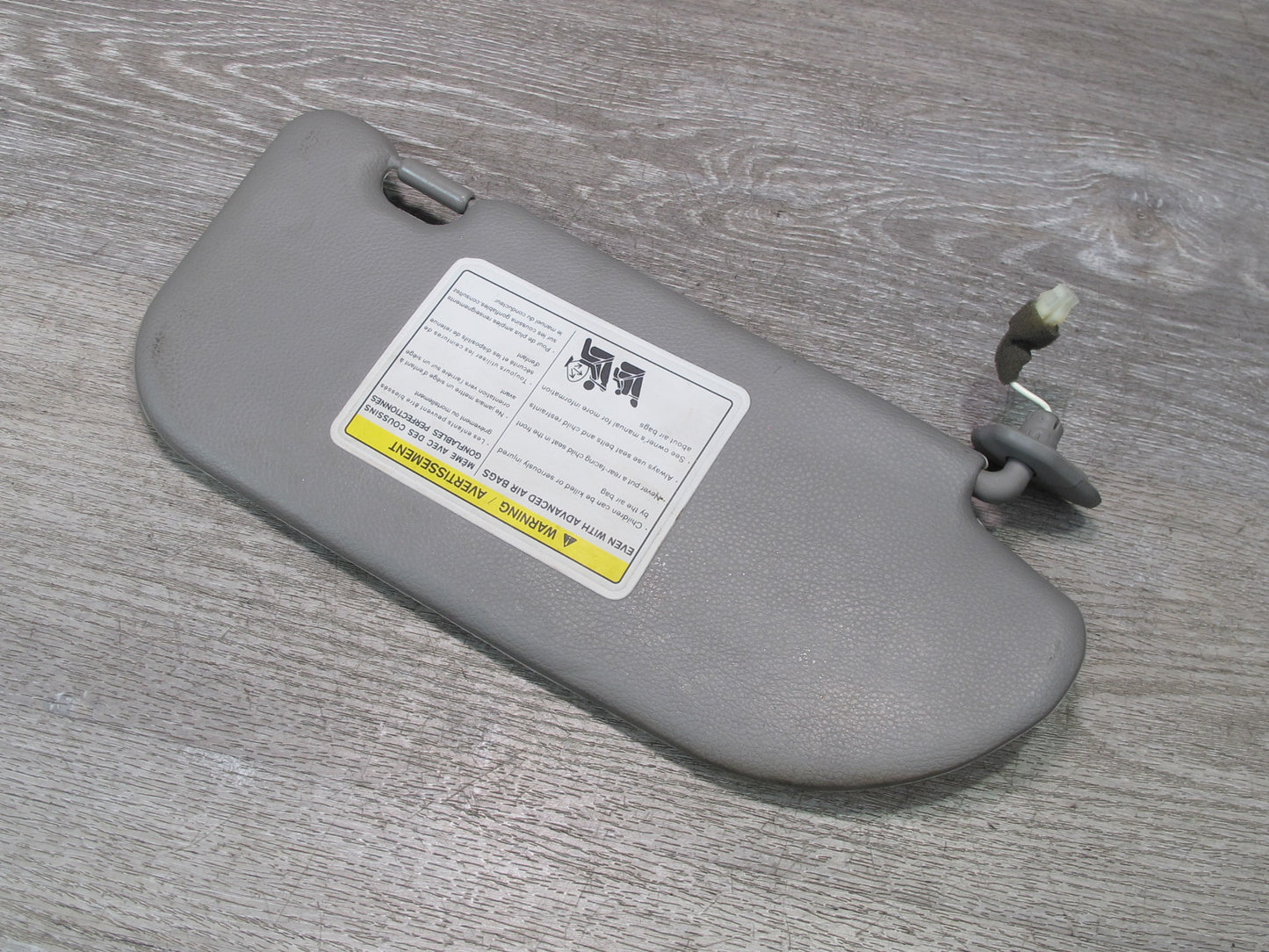 07-08 Nissan 350Z Z33 Convertible Set of 2 Left & Right Sun Visor  Gray OEM
