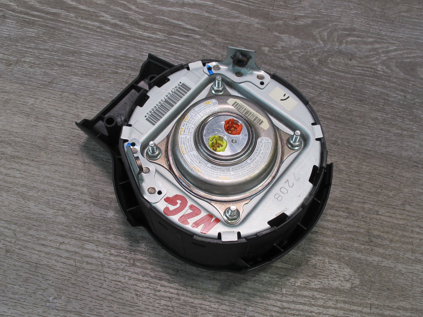 06-09 NISSAN 350Z Z33 FRONT LEFT DRIVER SIDE STEERING WHEEL SRS AIRBAG OEM