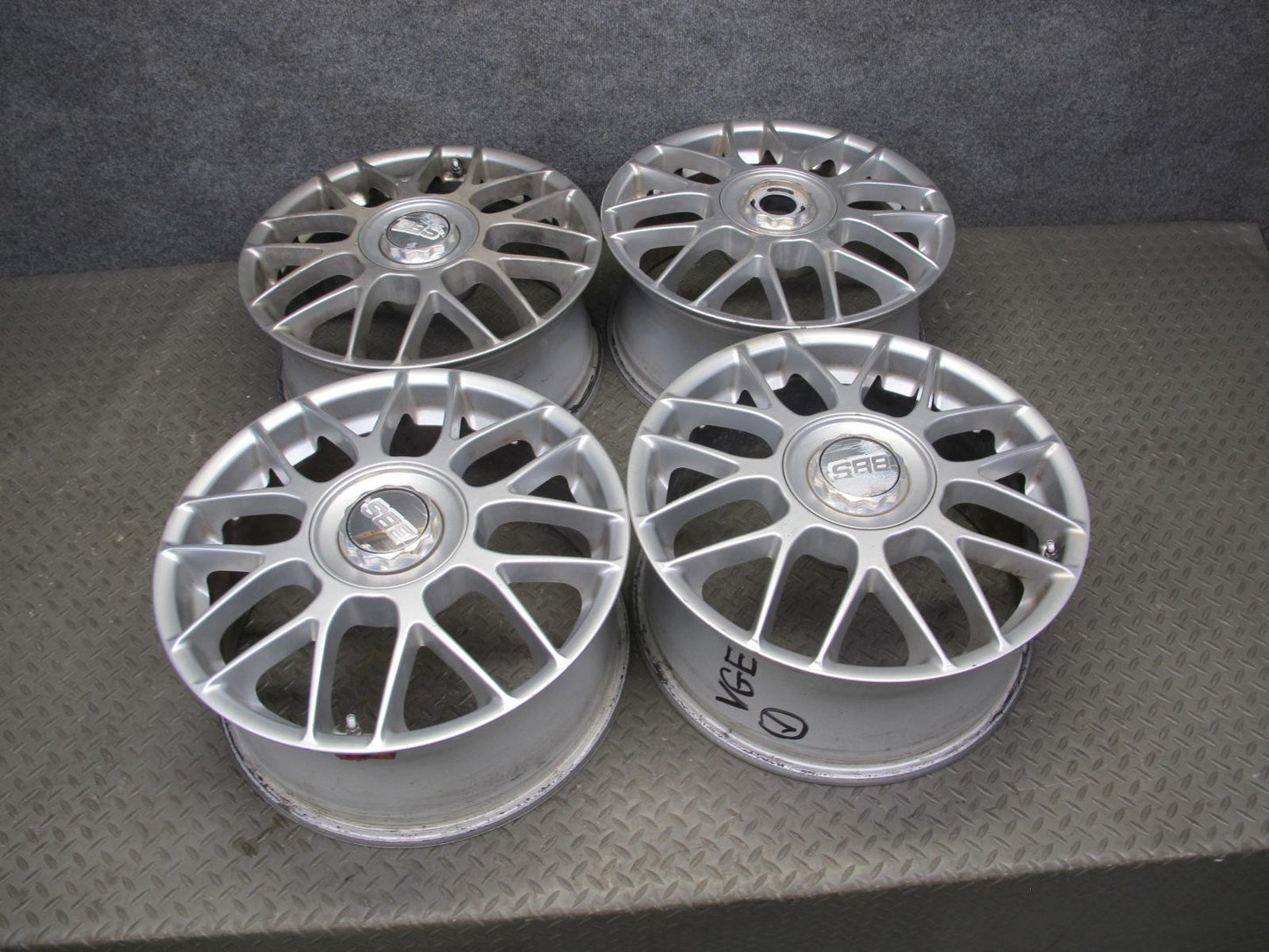 Set of 4 BBS RC326 R17 17" Alloy Wheel Rim 17x7.5J ET43 5x112 8D0601025R