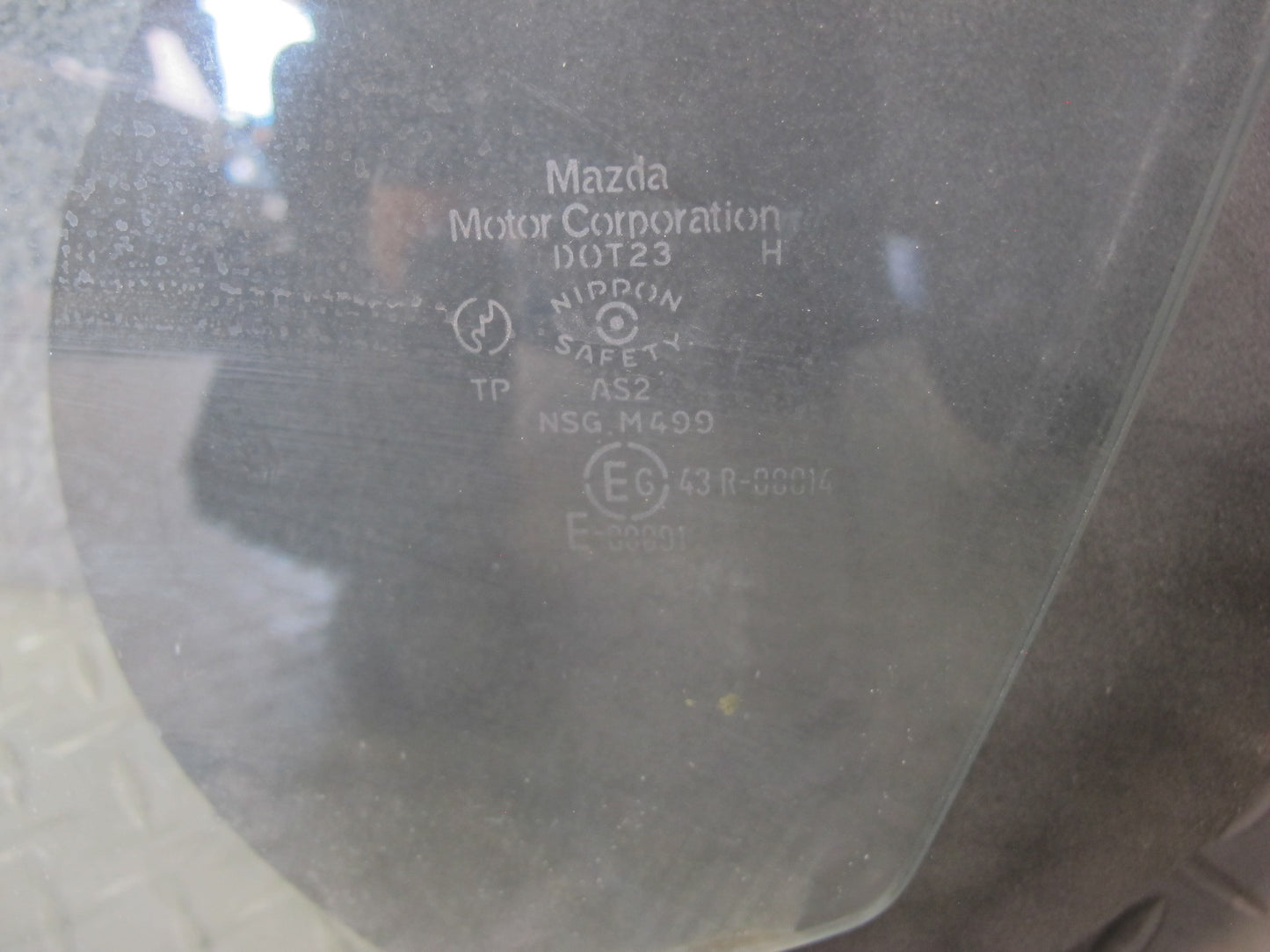 84-85 Mazda RX7 FB Front Left Driver Door Glass Window OEM