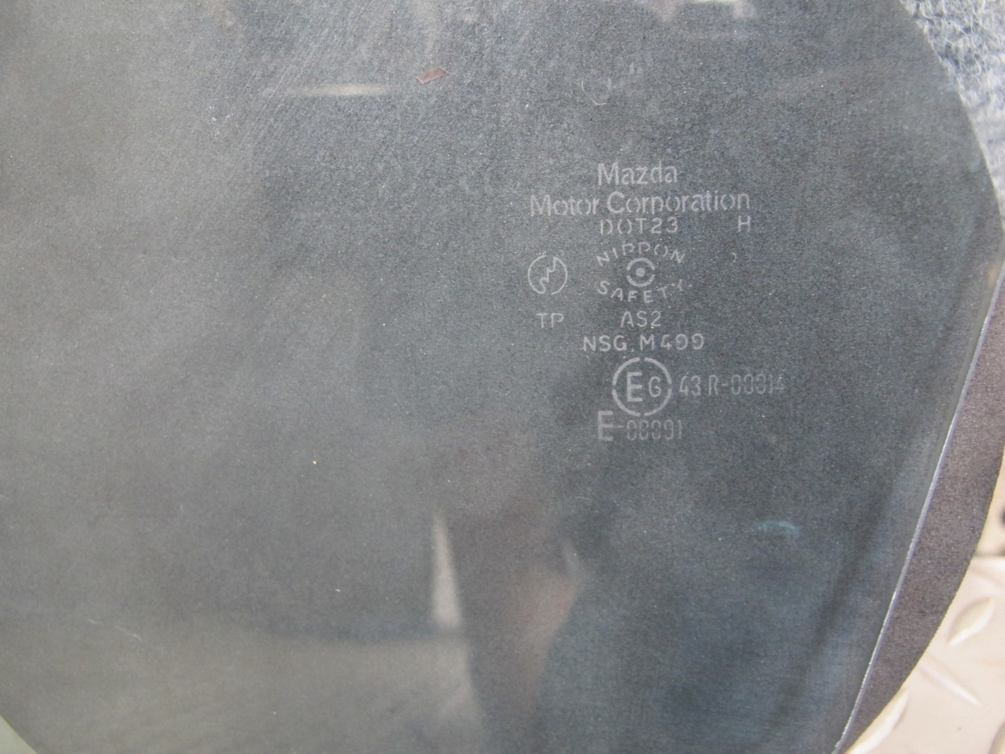 84-85 Mazda RX7 FB Front Right Passenger Door Glass Window OEM
