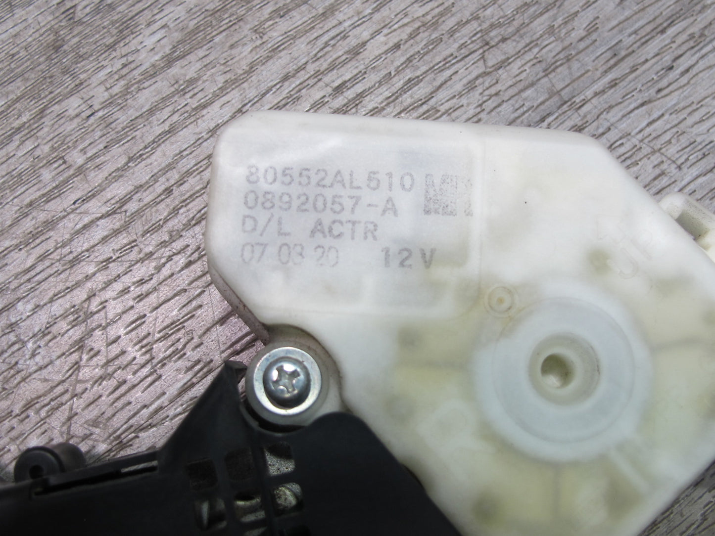 04-09 Nissan 350Z Z33 Convert Right Pass Door Lock Latch Actuator w Cable OEM