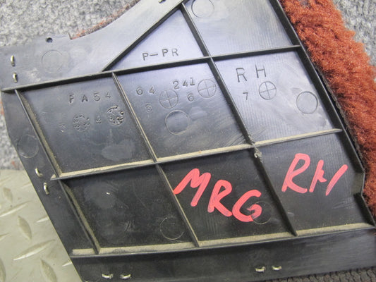 84-85 Mazda RX7 FB Front Left & Right Center Console Lower Knee Trim Set RED OEM