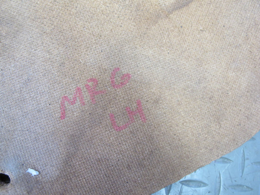 84-85 Mazda RX7 FB Front Left & Right Lower Kick Trim Cover Panel Set RED OEM