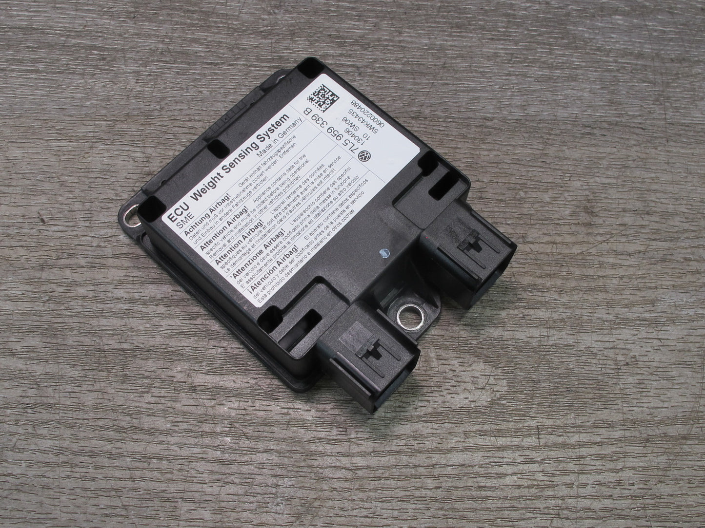 2003-2010 Porsche Cayenne 955 Weight Sensor Control Module 7L5959339B