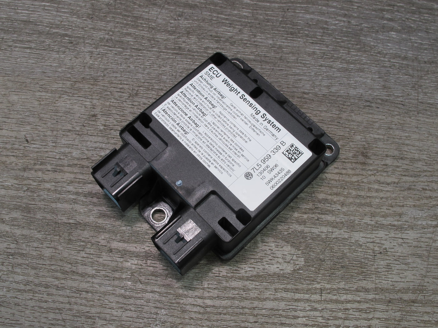 2003-2010 Porsche Cayenne 955 Weight Sensor Control Module 7L5959339B