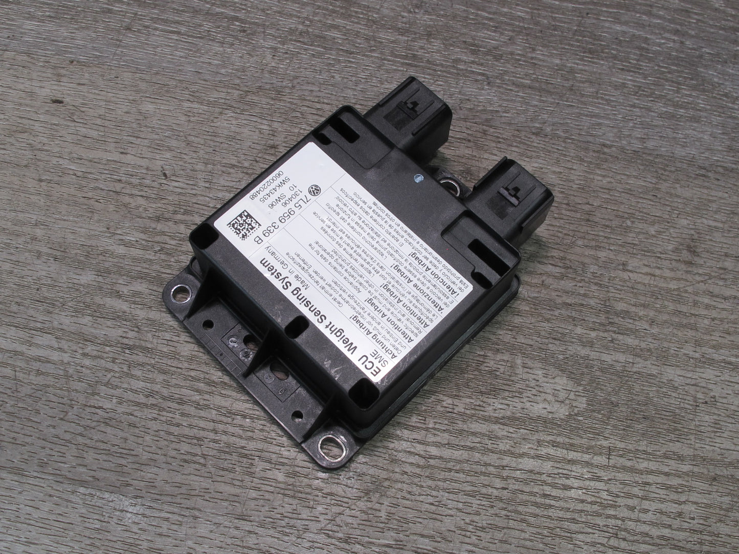 2003-2010 Porsche Cayenne 955 Weight Sensor Control Module 7L5959339B