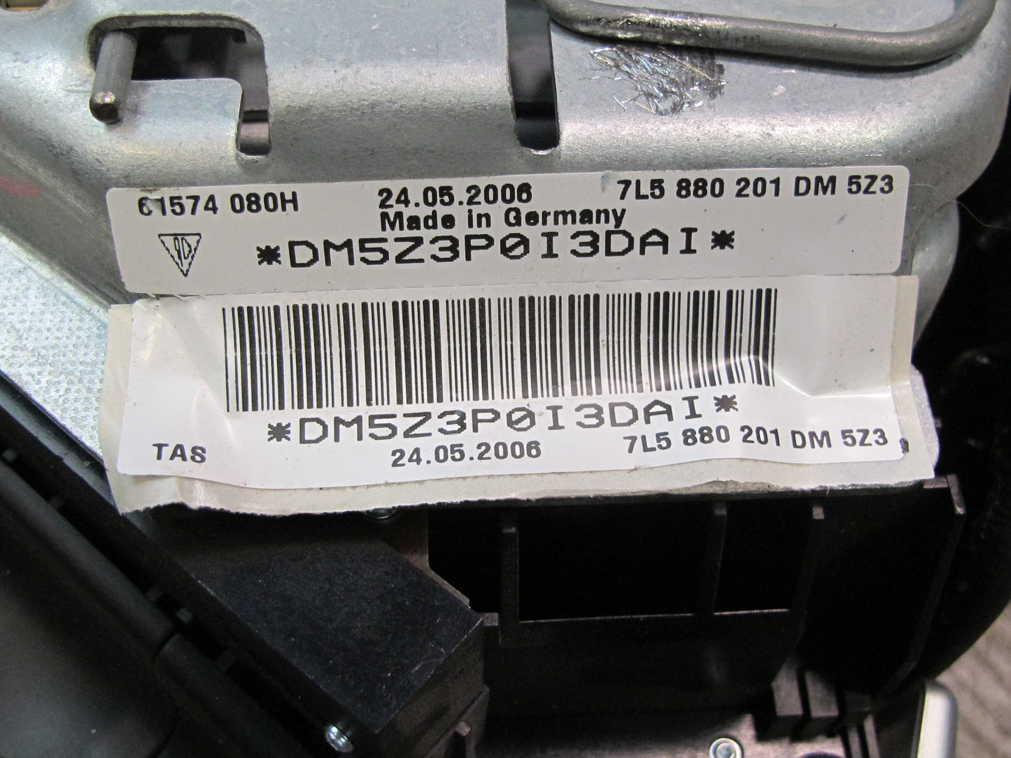 03-10 PORSCHE CAYENNE 955 957 FRONT LEFT DRIVER SIDE STEERING WHEEL SRS AIRBAG OEM