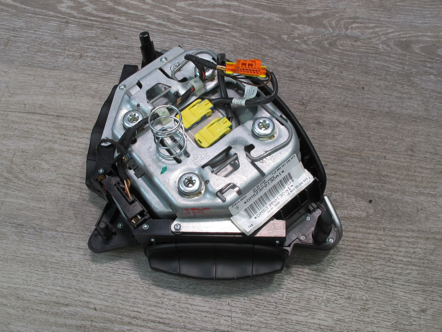 03-10 PORSCHE CAYENNE 955 957 FRONT LEFT DRIVER SIDE STEERING WHEEL SRS AIRBAG OEM
