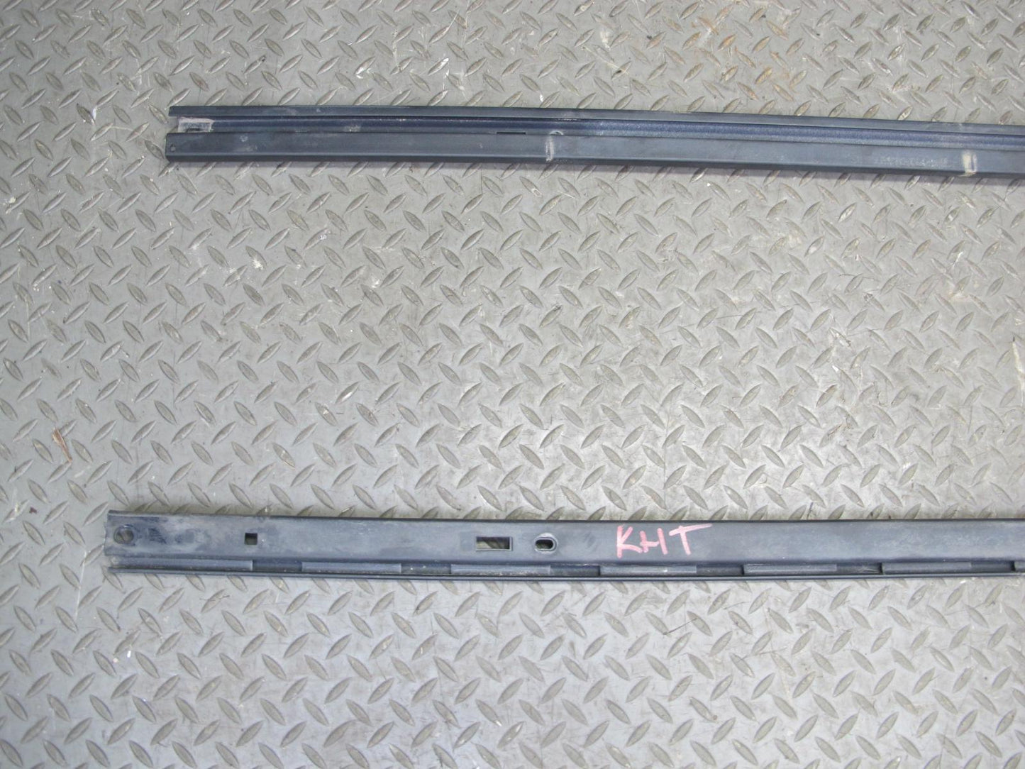 2005-2009 Hummer H2 SUT Left & Right Roof Rail Track Luggage Bracket Molding Set