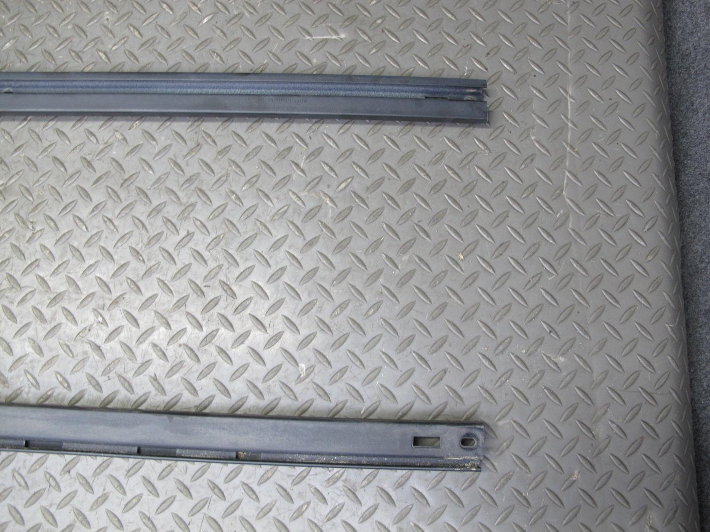 2005-2009 Hummer H2 SUT Left & Right Roof Rail Track Luggage Bracket Molding Set