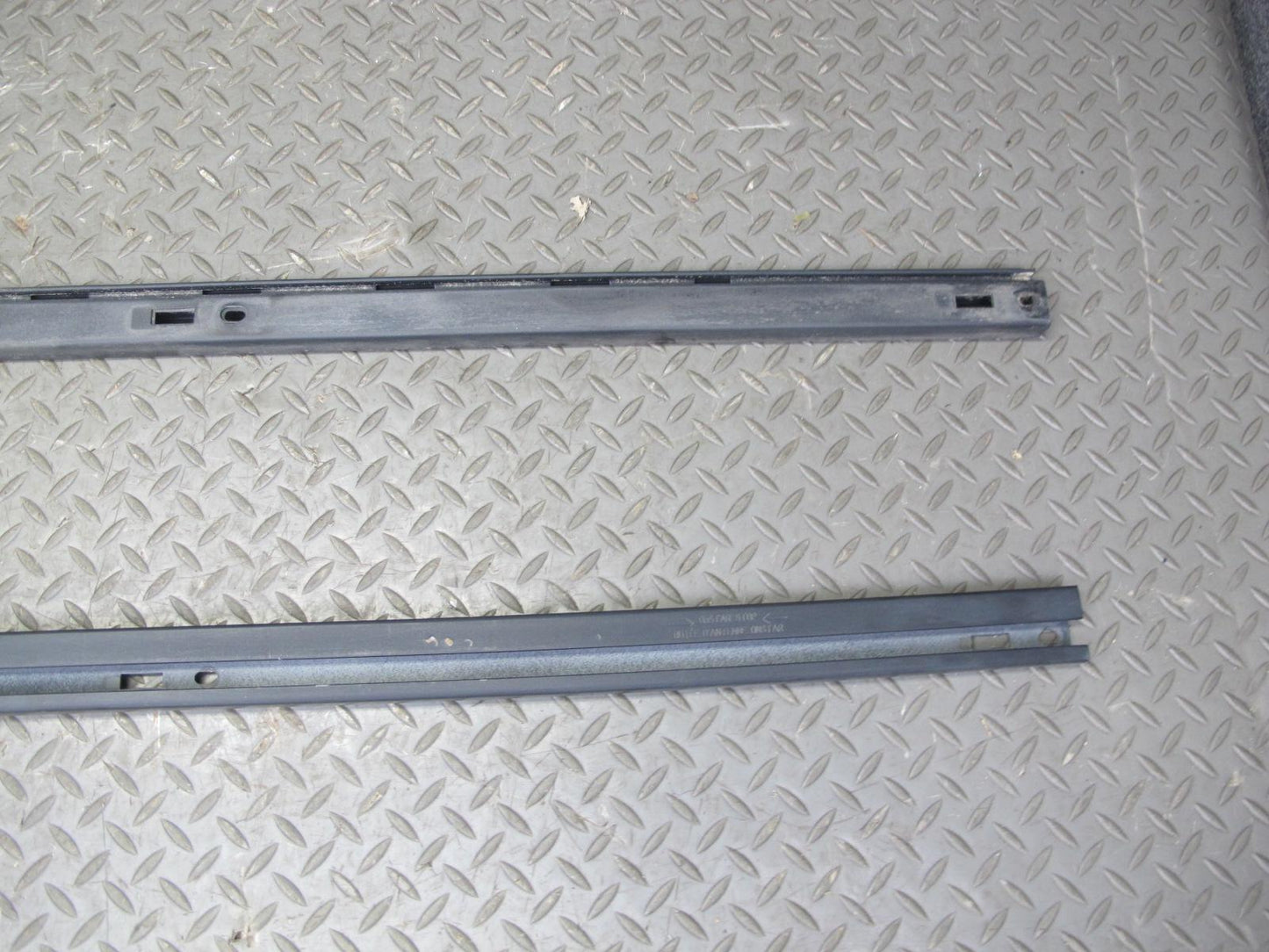 2005-2009 Hummer H2 SUT Left & Right Roof Rail Track Luggage Bracket Molding Set