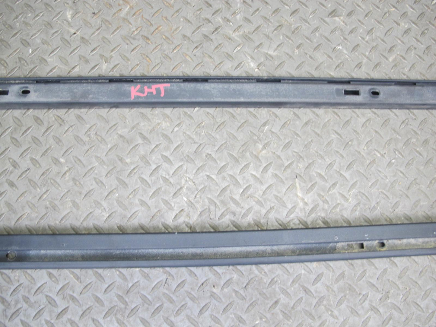 2005-2009 Hummer H2 SUT Left & Right Roof Rail Track Luggage Bracket Molding Set