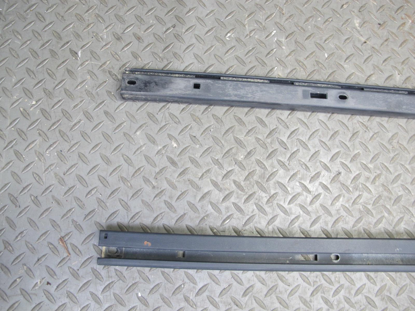 2005-2009 Hummer H2 SUT Left & Right Roof Rail Track Luggage Bracket Molding Set