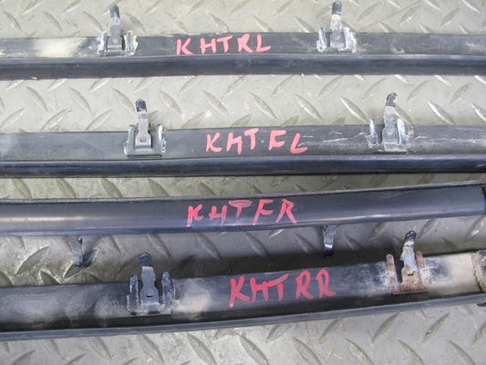 2003-2009 Hummer H2 Front & Rear Window Outer Inner Weatherstrip Rubber Seal Set