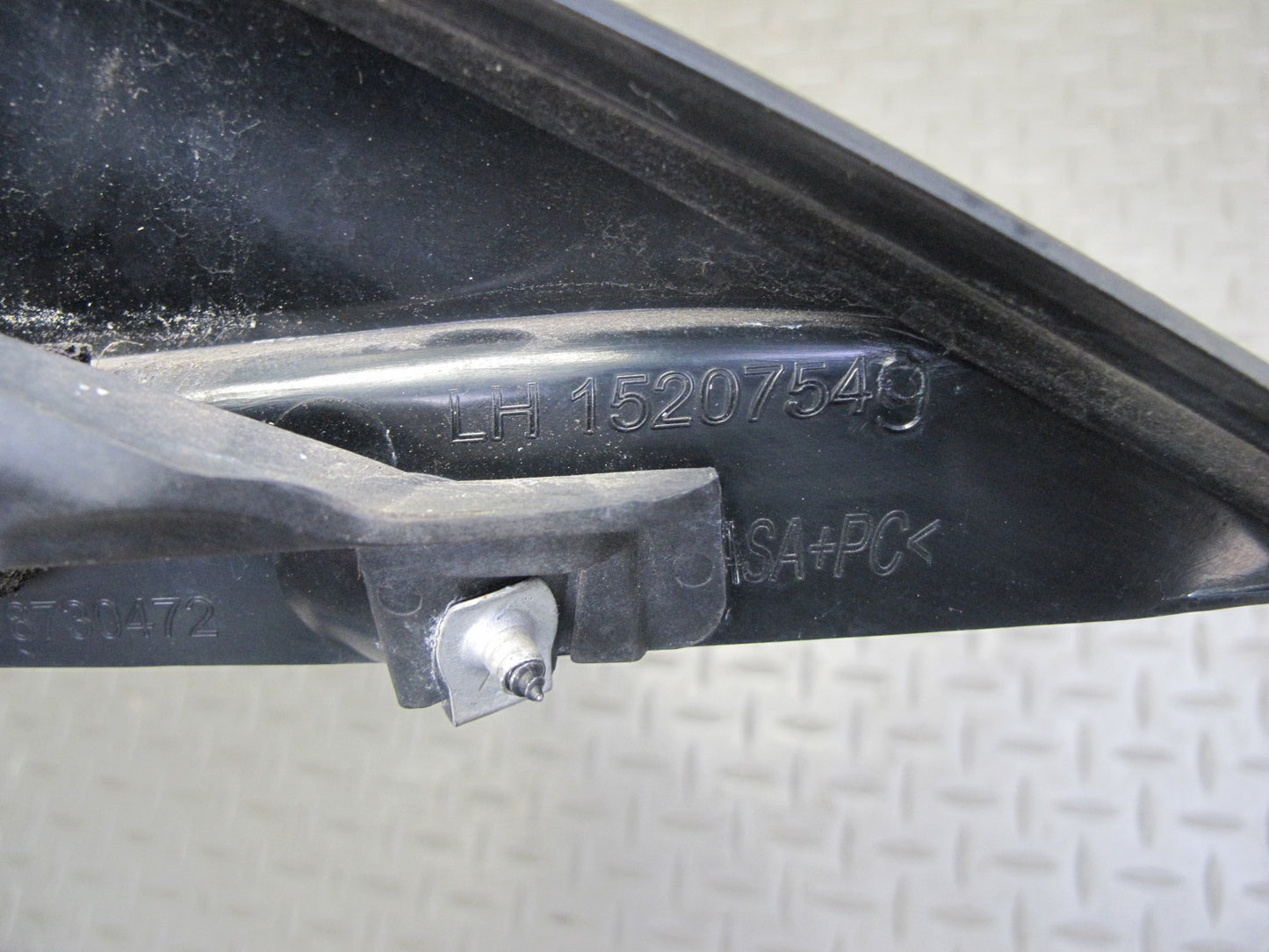 05-13 Chevrolet Corvette C6 Front Left A Pillar Trim Molding 118730472 OEM