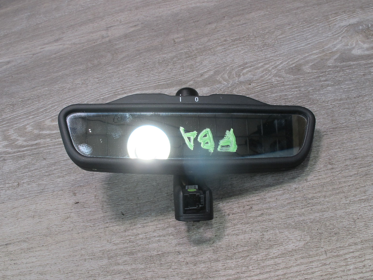 94-95 BMW E34 540i Manual Dimming Radio Interior Rear View Mirror OEM
