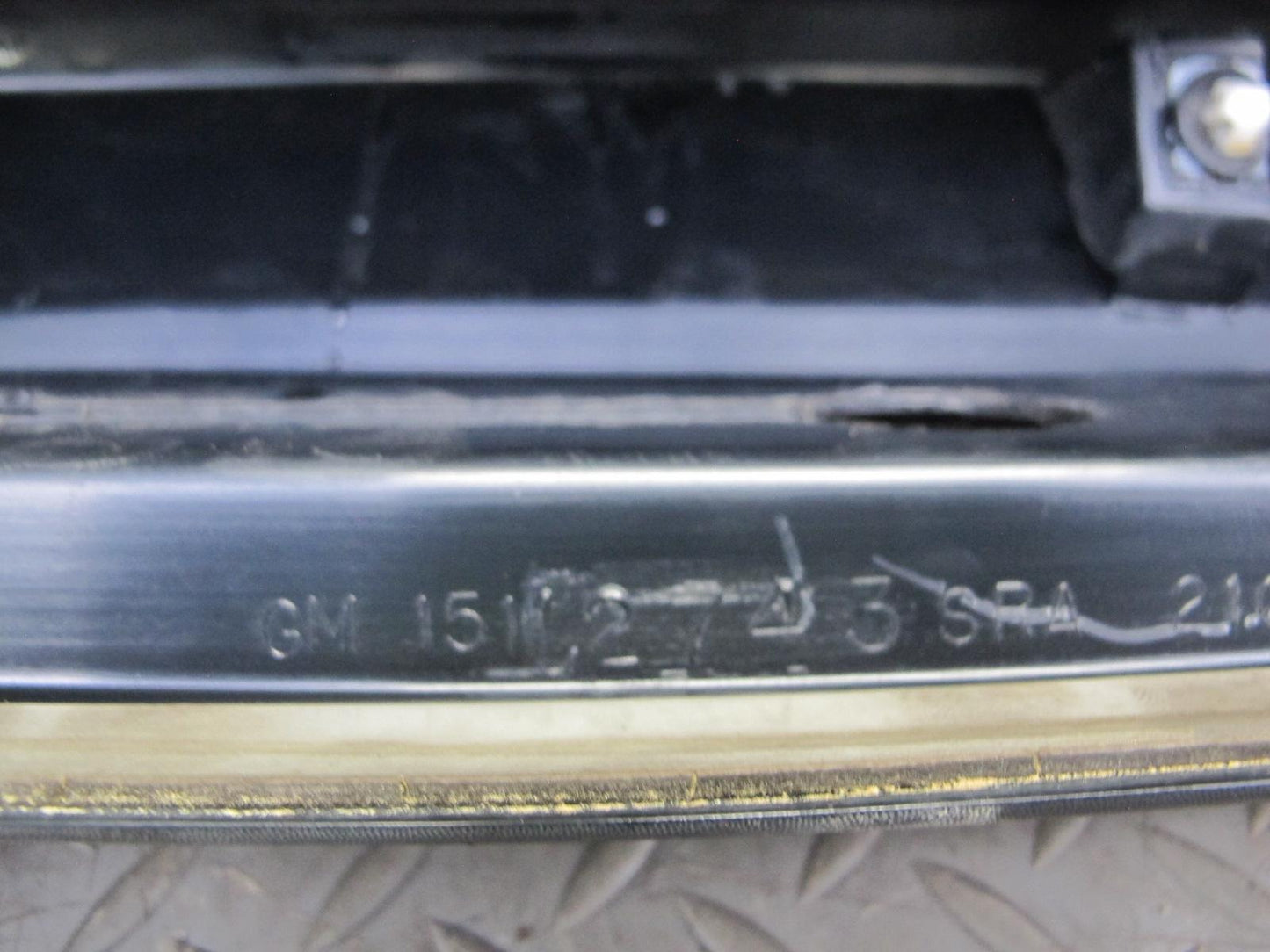 2005-2009 Hummer H2 SUT Rear Roof Molding Applique Panel Trim Cover