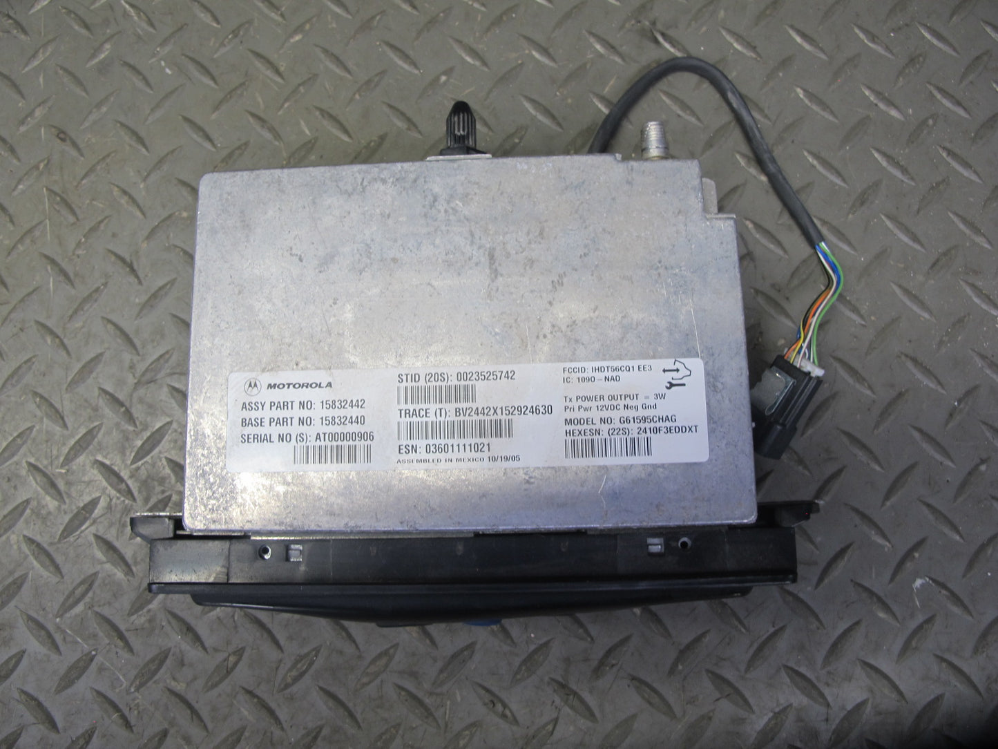 2006 Hummer H2 Onstar Communication Control Module Unit 15832442