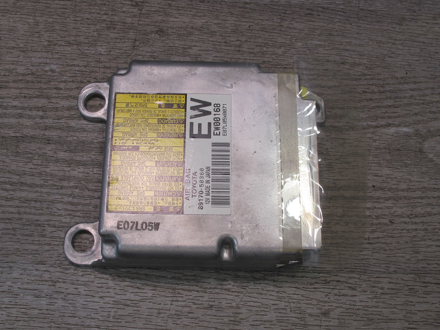 07-09 LEXUS LS600H SRS AIRBAG CONTROL MODULE UNIT 89170-50360 OEM