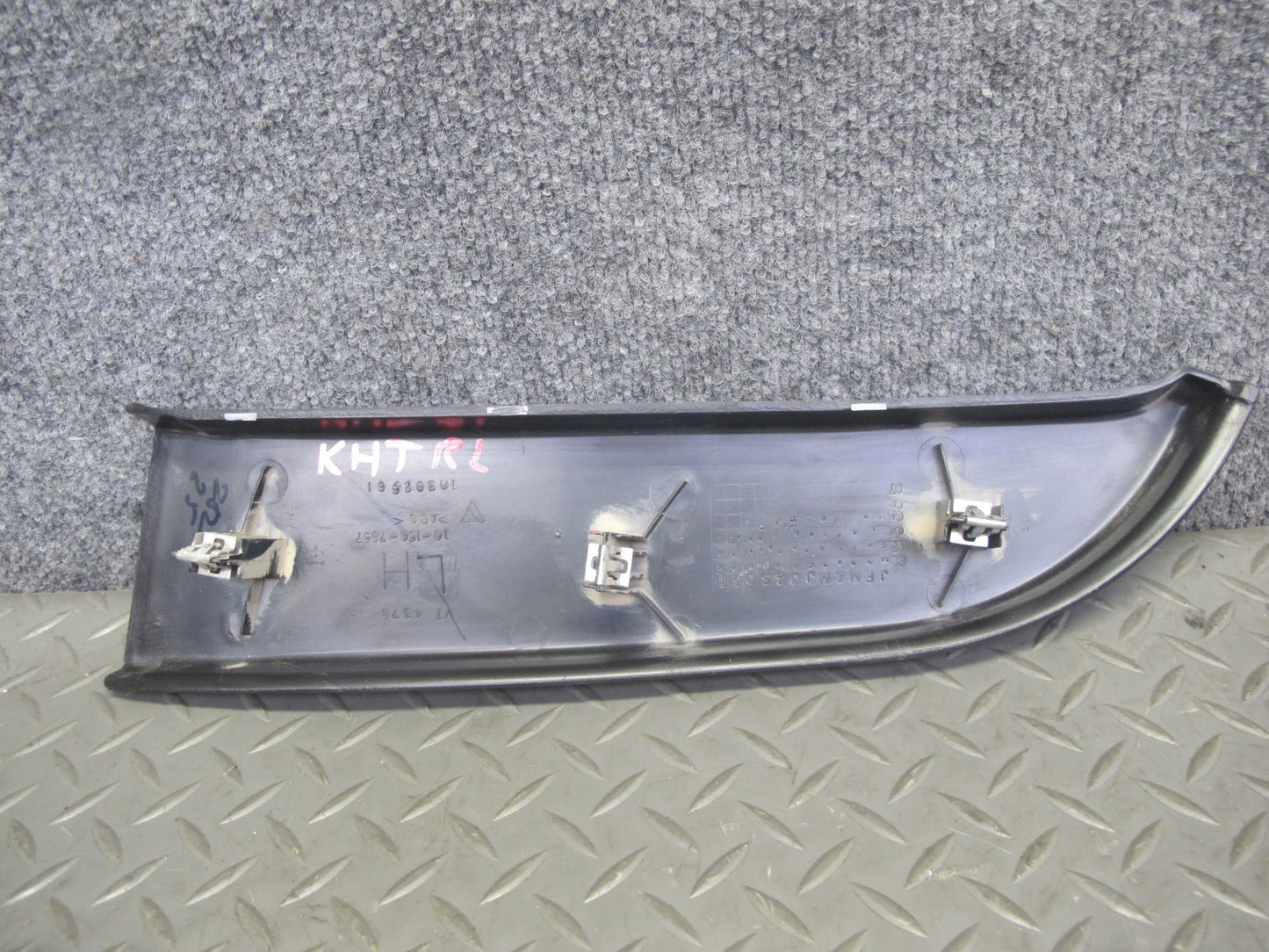 2003-2007 Hummer H2 Rear Door Window Upper Trim Cover Panel Set of 2
