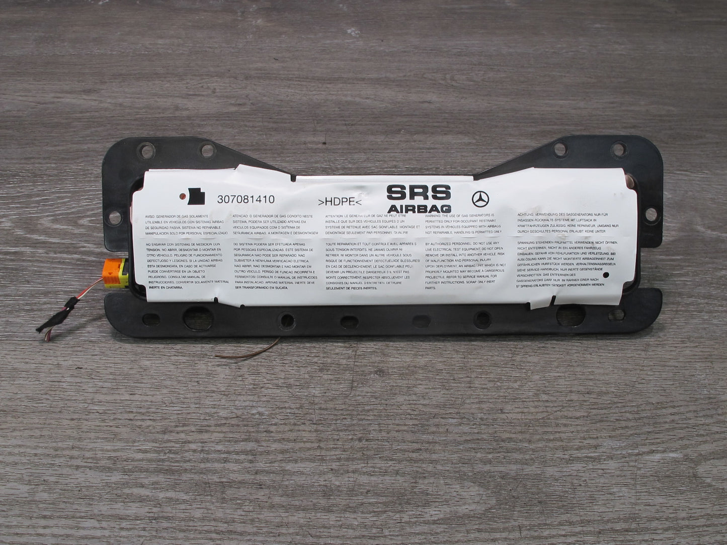 12-20 MERCEDES R172 SLK SLC FRONT LEFT DRIVER SIDE DASH KNEE SRS AIRBAG OEM