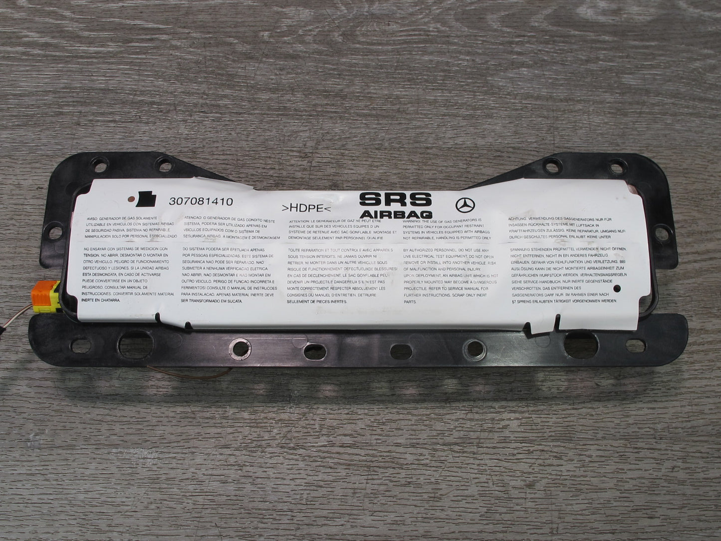 12-20 MERCEDES R172 SLK SLC FRONT LEFT DRIVER SIDE DASH KNEE SRS AIRBAG OEM