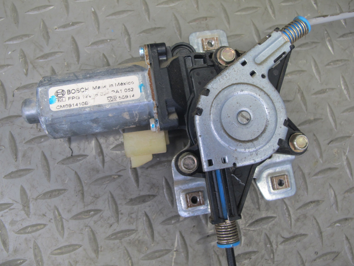 2003-2009 Hummer H2 Rear Left Driver Side Window Regulator W/ Power Motor
