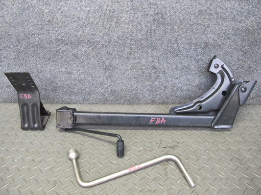 89-95 BMW E34 5-SERIES Spare Tire Lift Jack Wrench Wheel Chock Tool Set OEM