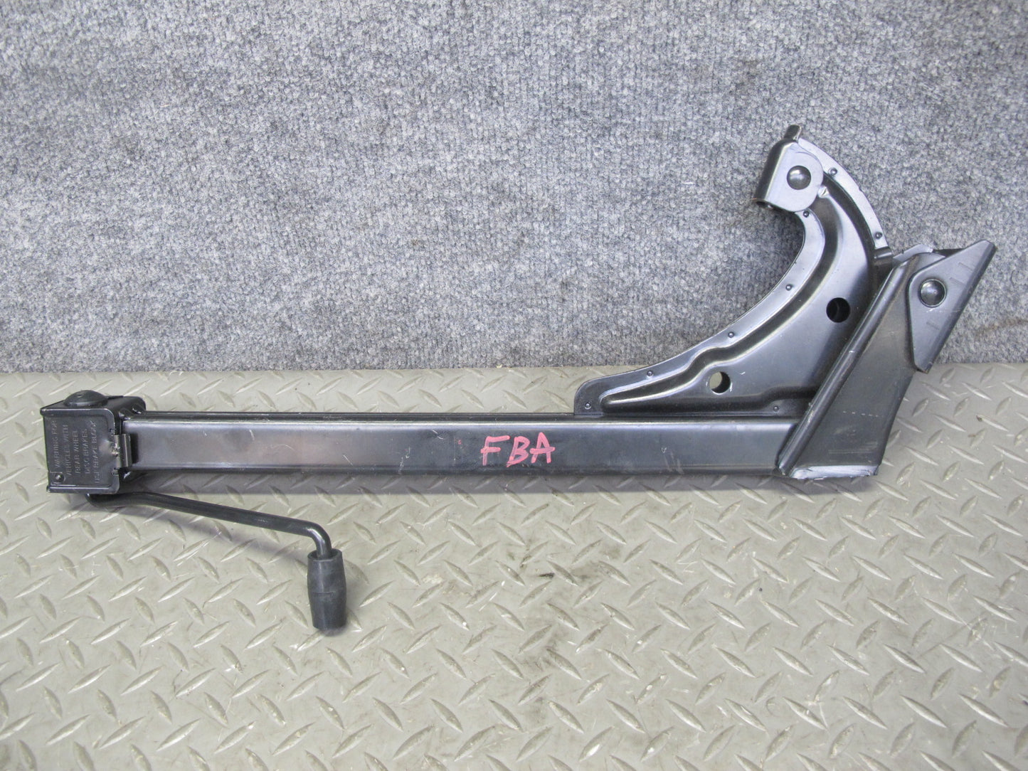 89-95 BMW E34 5-SERIES Spare Tire Lift Jack Wrench Wheel Chock Tool Set OEM