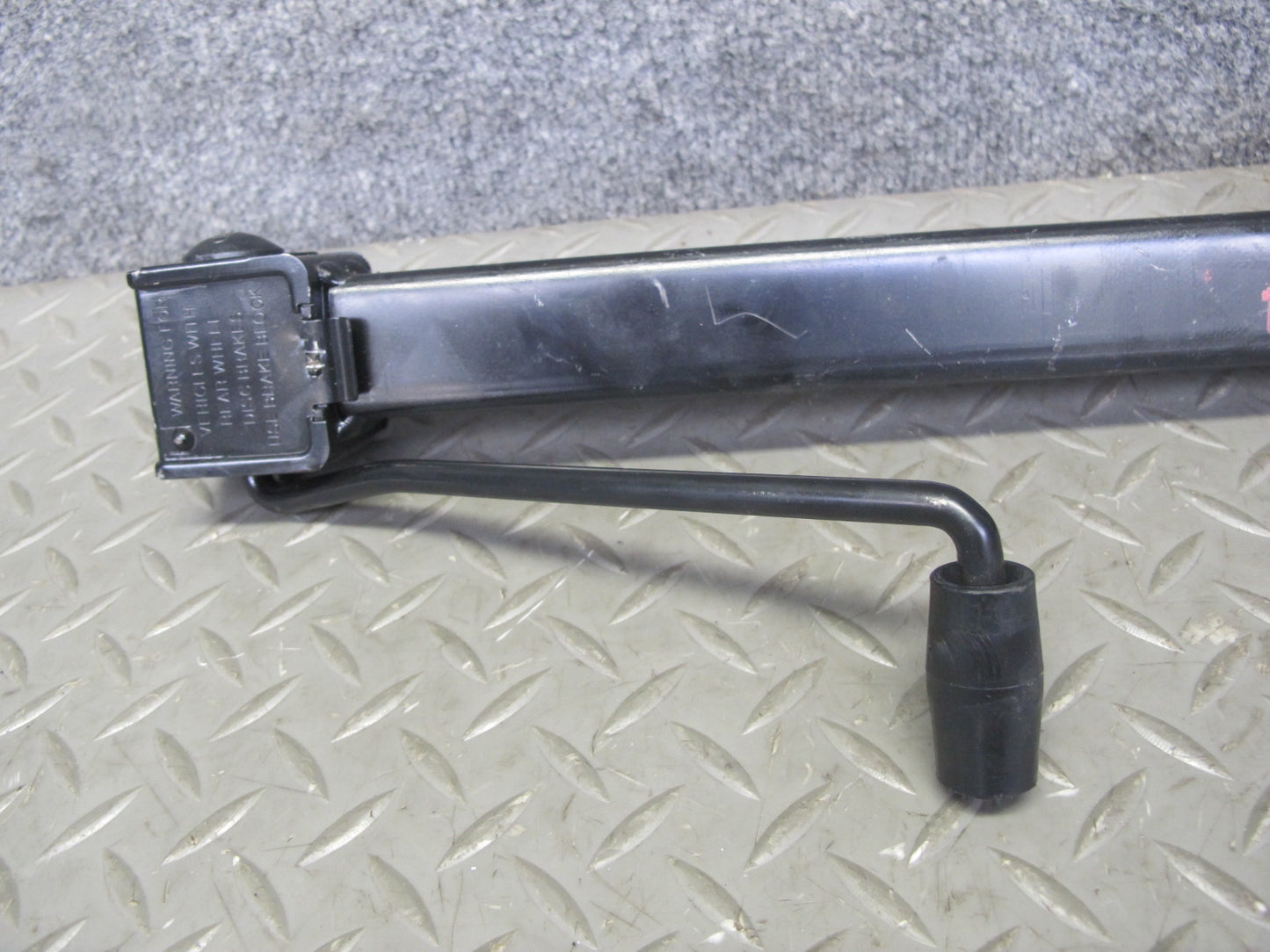 89-95 BMW E34 5-SERIES Spare Tire Lift Jack Wrench Wheel Chock Tool Set OEM