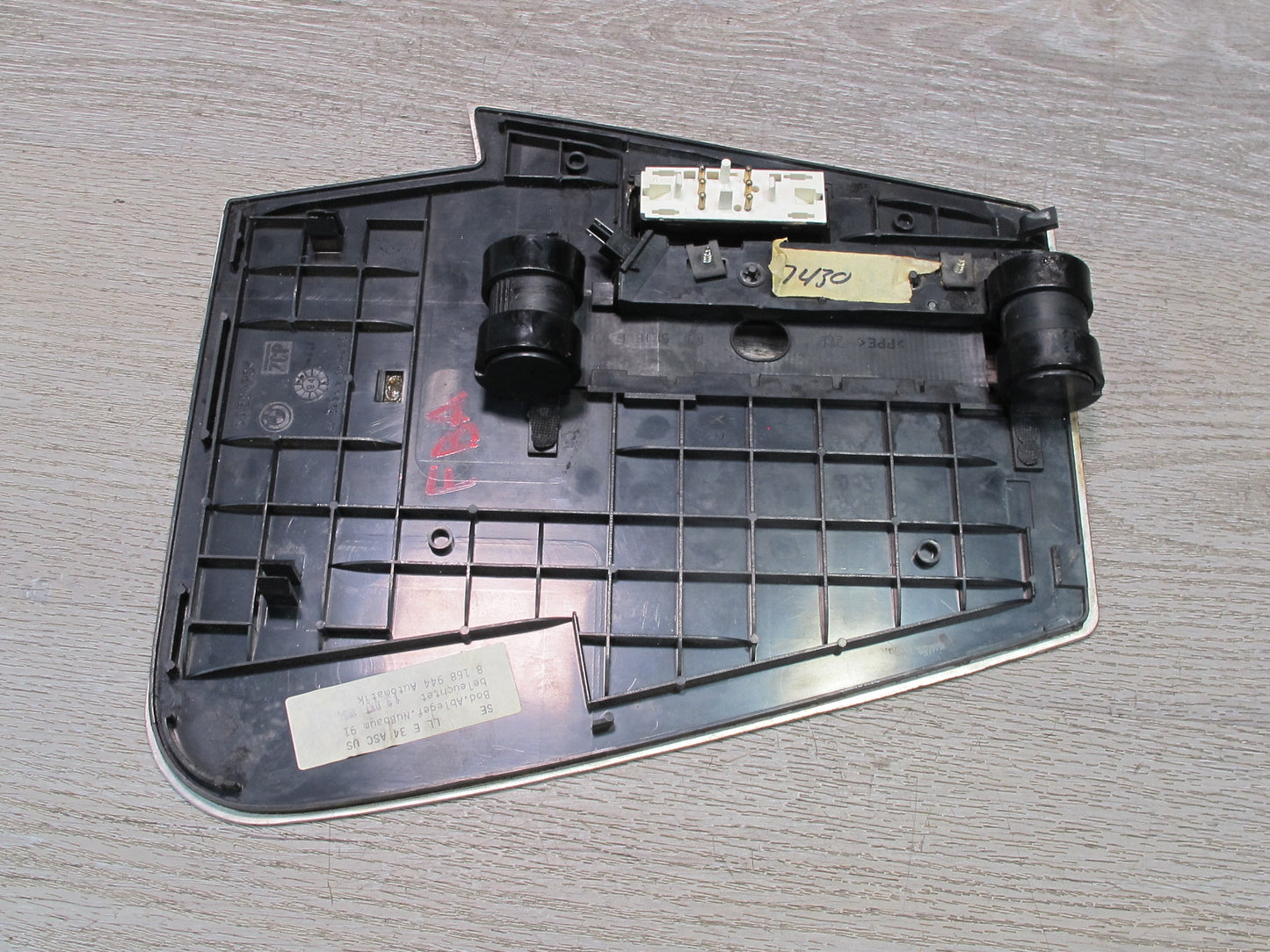 94-95 BMW E34 540i Asc+t A/T Automatic Transmission Shifter Trim w Indicator OEM