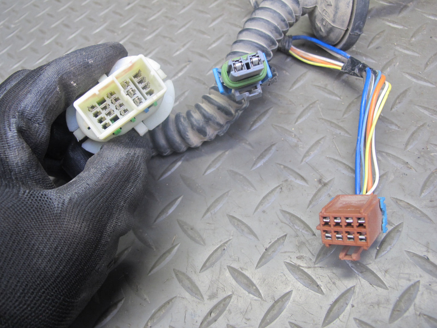 2003-2007 Hummer H2 Front & Rear Left Right Side Door Wiring Wire Harness Set