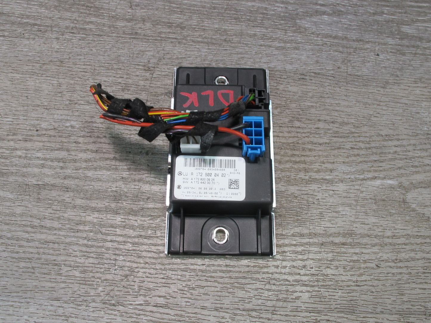 2012-2020 Mercedes R172 SLK SLC Seat Airscarf Control Module A1729000402