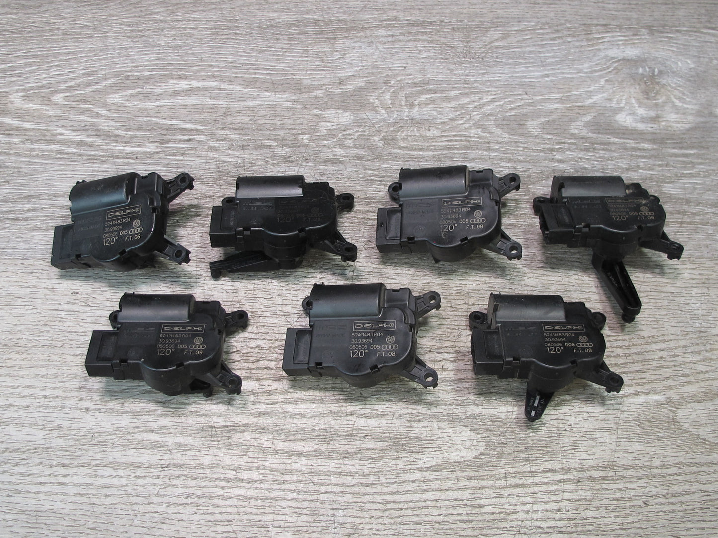 2003-2010 Porsche Cayenne 955 A/C Heater Flap Door Actuator Motor Set