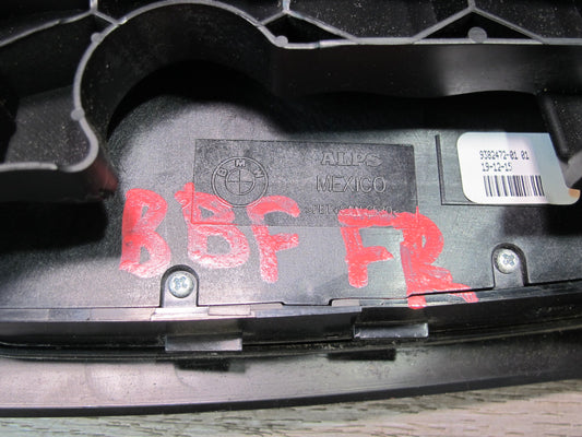 2015-2020 BMW F82 M4 Front Right Seat Adjust Switch w Trim Panel 7243556