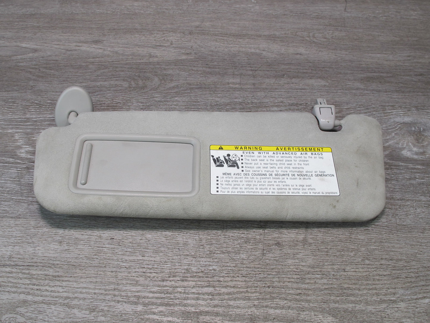 07-09 Lexus UVF46 LS600h LS460 Set of 2 Front Left & Right Sun Visor OEM