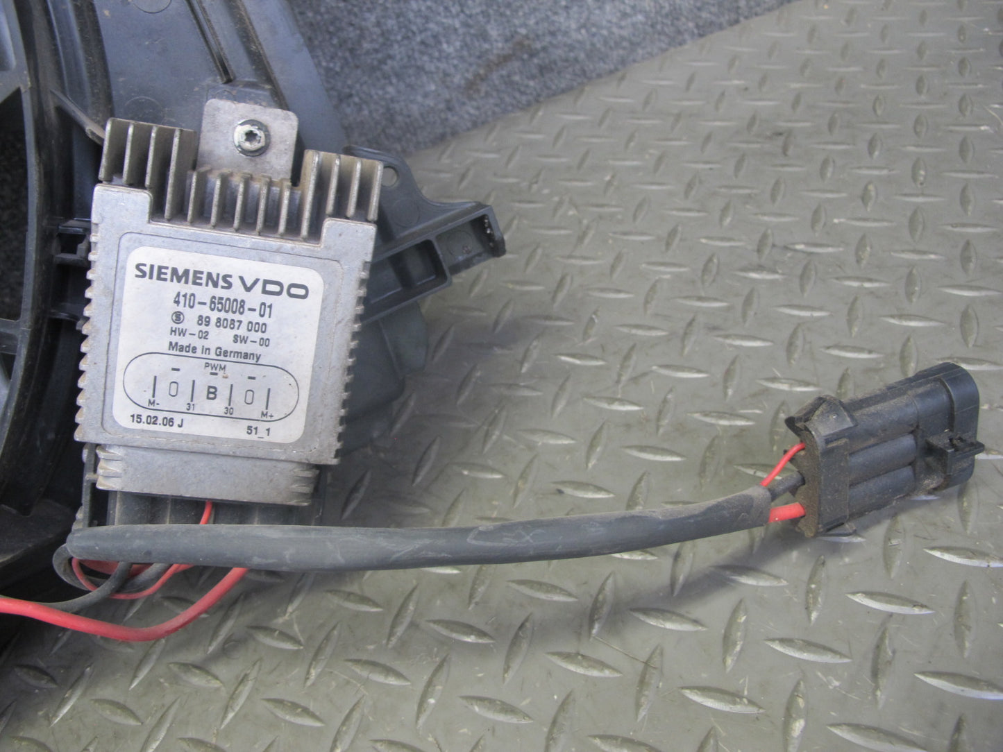 05-13 Chevrolet Corvette C6 Engine Cooling Fan Motor Shroud OEM