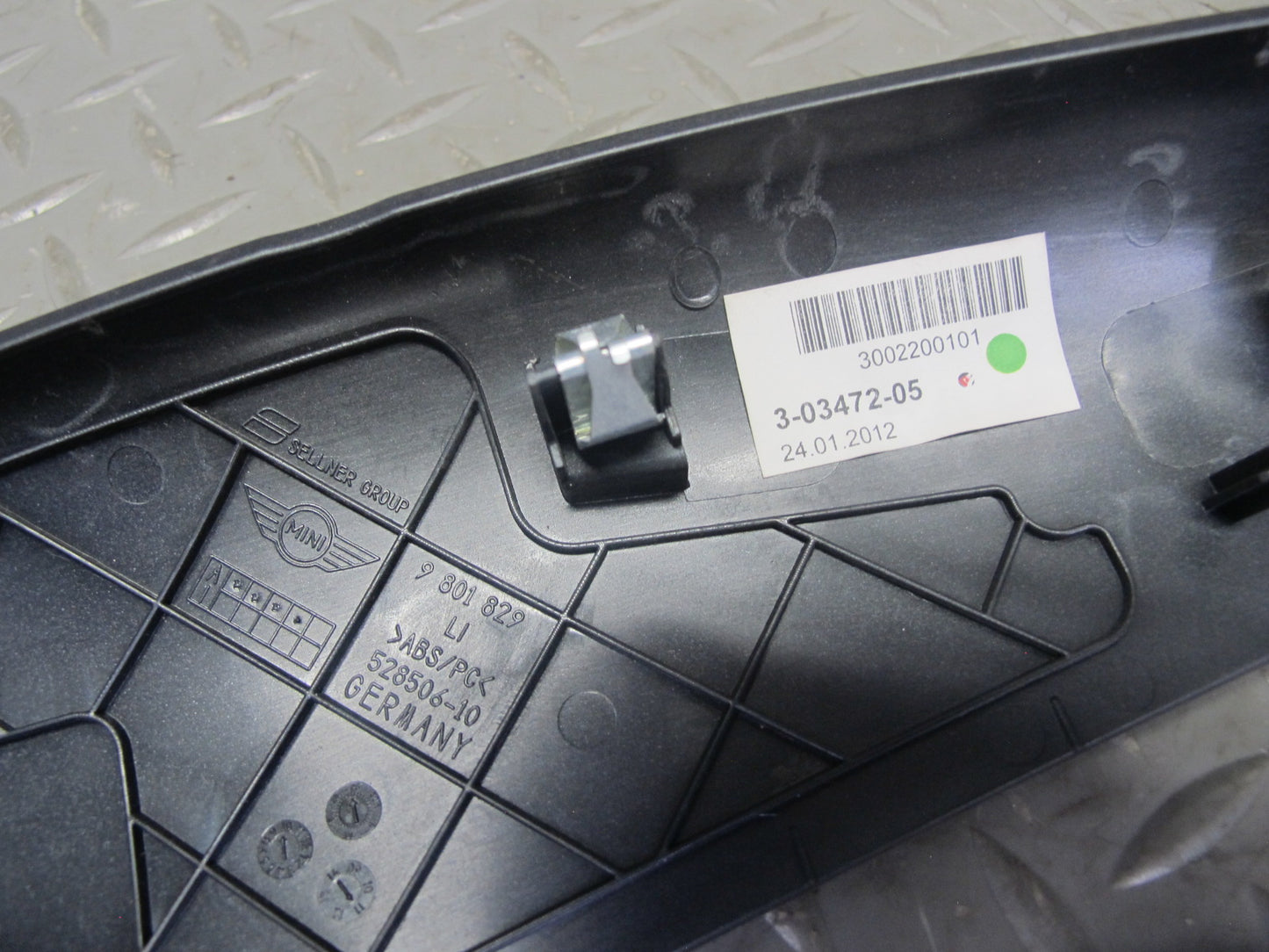 11-16 Mini Cooper R60 R61 Set of 2 Center Console Trim Bezel Cover Panel OEM