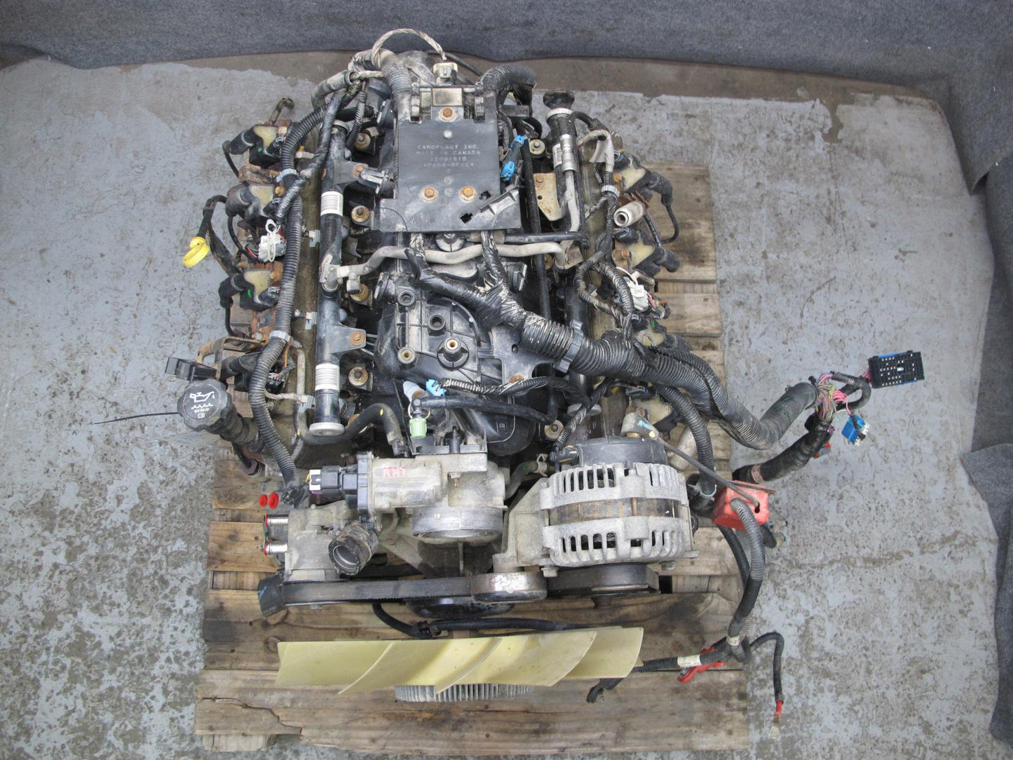 2003-2007 Hummer H2 6.0L V8 LQ4 Complete Engine Motor VIN U 8TH Digit