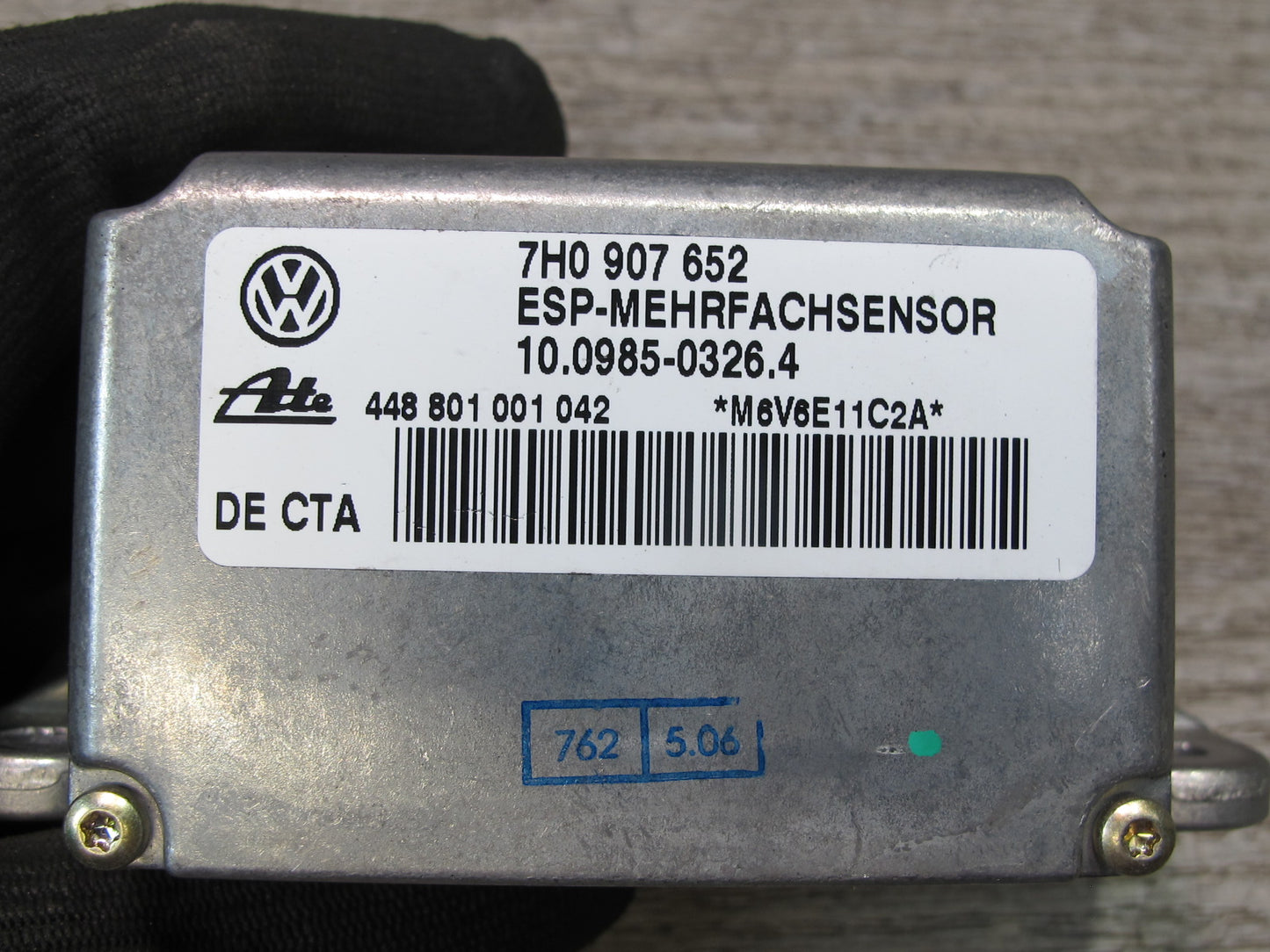 2003-2010 Porsche Cayenne 955 YAW Turn Rate Acceleration Rate Speed Sensor