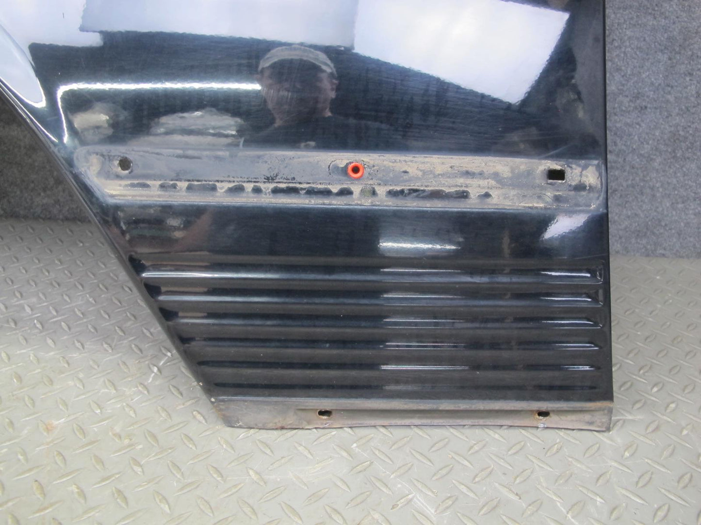 73-89 Mercedes R107 Front Left Fender Shell Cover Panel Black OEM